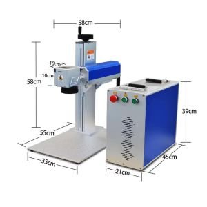 Mini Fiber laser marking Porttable 50W