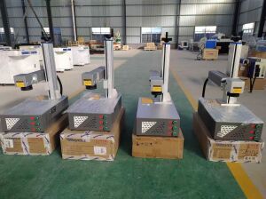Fiber Lazer Markalama Makinesi Taşınabilir 50W