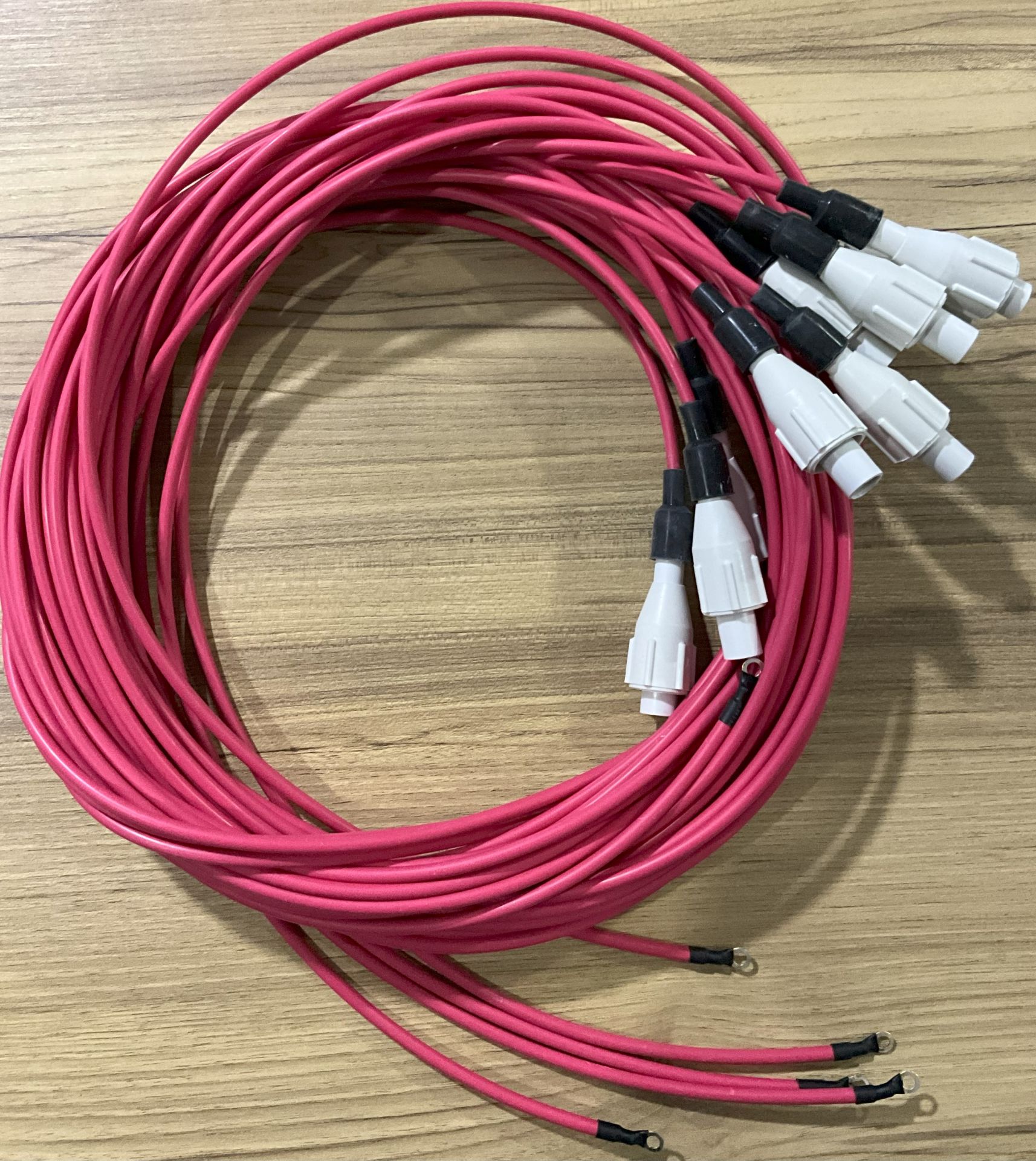 yüksek gerilim kablosu kırmızı pozitif kurşun tel 3 metre