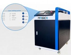 1500W el tipi fiber lazer kaynak makinesi